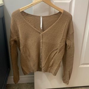 Babaton cashmere wool lounge cardigan